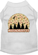 Pet Dog & Cat Screen Printed Shirt for Medium to Large Pets (Sizes 2XL-6XL), "Massachusetts Under The Stars"