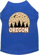 Pet Dog & Cat Screen Printed Shirt for Medium to Large Pets (Sizes 2XL-6XL), "Oregon Under The Stars"