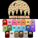 Pet Dog & Cat Screen Printed Shirt for Small to Medium Pets (Sizes XS-XL), "North Carolina Under The Stars"