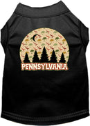 Pet Dog & Cat Screen Printed Shirt for Medium to Large Pets (Sizes 2XL-6XL), "Pennsylvania Under The Stars"