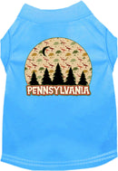 Pet Dog & Cat Screen Printed Shirt for Small to Medium Pets (Sizes XS-XL), "Pennsylvania Under The Stars"