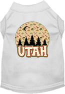 Pet Dog & Cat Screen Printed Shirt for Small to Medium Pets (Sizes XS-XL), "Utah Under The Stars"