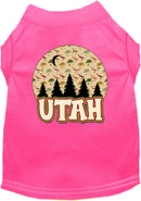 Pet Dog & Cat Screen Printed Shirt for Medium to Large Pets (Sizes 2XL-6XL), "Utah Under The Stars"