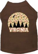 Pet Dog & Cat Screen Printed Shirt for Small to Medium Pets (Sizes XS-XL), "Virginia Under The Stars"