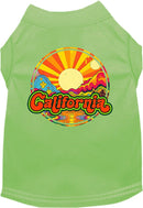 Pet Dog & Cat Screen Printed Shirt for Small to Medium Pets (Sizes XS-XL), "California Mellow Mountain"