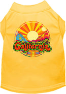 Pet Dog & Cat Screen Printed Shirt for Medium to Large Pets (Sizes 2XL-6XL), "California Mellow Mountain"