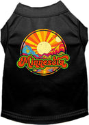 Pet Dog & Cat Screen Printed Shirt for Medium to Large Pets (Sizes 2XL-6XL), "Minnesota Mellow Mountain"