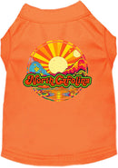 Pet Dog & Cat Screen Printed Shirt for Small to Medium Pets (Sizes XS-XL), "North Carolina Mellow Mountain"