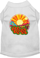 Pet Dog & Cat Screen Printed Shirt for Medium to Large Pets (Sizes 2XL-6XL), "Utah Mellow Mountain"