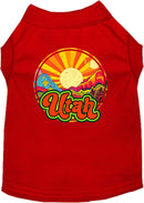 Pet Dog & Cat Screen Printed Shirt for Medium to Large Pets (Sizes 2XL-6XL), "Utah Mellow Mountain"