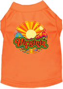 Pet Dog & Cat Screen Printed Shirt for Medium to Large Pets (Sizes 2XL-6XL), "Virginia Mellow Mountain"