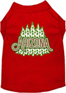 Pet Dog & Cat Screen Printed Shirt for Small to Medium Pets (Sizes XS-XL), "Arizona Woodland Trees"