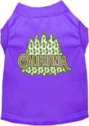 Pet Dog & Cat Screen Printed Shirt for Medium to Large Pets (Sizes 2XL-6XL), "California Woodland Trees"