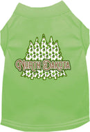 Pet Dog & Cat Screen Printed Shirt for Medium to Large Pets (Sizes 2XL-6XL), "North Dakota Woodland Trees"