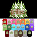 Pet Dog & Cat Screen Printed Shirt for Small to Medium Pets (Sizes XS-XL), "Kentucky Woodland Trees"