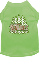 Pet Dog & Cat Screen Printed Shirt for Small to Medium Pets (Sizes XS-XL), "Kentucky Woodland Trees"