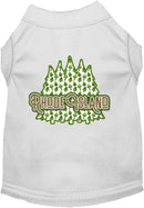 Pet Dog & Cat Screen Printed Shirt for Small to Medium Pets (Sizes XS-XL), "Rhode Island Woodland Trees"