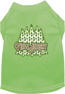 Pet Dog & Cat Screen Printed Shirt for Small to Medium Pets (Sizes XS-XL), "New Jersey Woodland Trees"