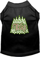 Pet Dog & Cat Screen Printed Shirt for Small to Medium Pets (Sizes XS-XL), "Texas Woodland Trees"