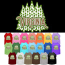 Pet Dog & Cat Screen Printed Shirt for Medium to Large Pets (Sizes 2XL-6XL), "Virginia Woodland Trees"