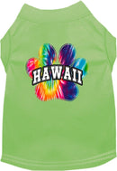 Pet Dog & Cat Screen Printed Shirt for Small to Medium Pets (Sizes XS-XL), "Hawaii Bright Tie Dye"