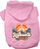 Pet Dog & Cat Screen Printed Hoodie for Small to Medium Pets (Sizes XS-XL), "Alabama Groovy Summit"