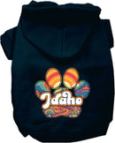 Pet Dog & Cat Screen Printed Hoodie for Medium to Large Pets (Sizes 2XL-6XL), "Idaho Groovy Summit"