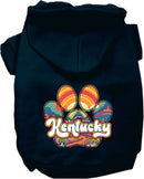 Pet Dog & Cat Screen Printed Hoodie for Medium to Large Pets (Sizes 2XL-6XL), "Kentucky Groovy Summit"