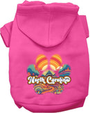 Pet Dog & Cat Screen Printed Hoodie for Small to Medium Pets (Sizes XS-XL), "North Carolina Groovy Summit"