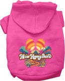 Pet Dog & Cat Screen Printed Hoodie for Medium to Large Pets (Sizes 2XL-6XL), "New Hampshire Groovy Summit"