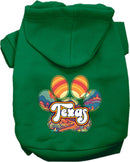 Pet Dog & Cat Screen Printed Hoodie for Medium to Large Pets (Sizes 2XL-6XL), "Texas Groovy Summit"