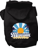 Pet Dog & Cat Screen Printed Hoodie for Medium to Large Pets (Sizes 2XL-6XL), "Mississippi Coast"