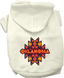 Pet Dog & Cat Screen Printed Hoodie for Medium to Large Pets (Sizes 2XL-6XL), "Oklahoma Navajo Tribal"