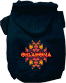 Pet Dog & Cat Screen Printed Hoodie for Medium to Large Pets (Sizes 2XL-6XL), "Oklahoma Navajo Tribal"