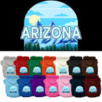 Pet Dog & Cat Screen Printed Hoodie for Small to Medium Pets (Sizes XS-XL), "Arizona Trailblazer"