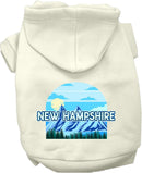 Pet Dog & Cat Screen Printed Hoodie for Medium to Large Pets (Sizes 2XL-6XL), "New Hampshire Trailblazer"