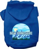 Pet Dog & Cat Screen Printed Hoodie for Medium to Large Pets (Sizes 2XL-6XL), "New Hampshire Trailblazer"