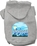 Pet Dog & Cat Screen Printed Hoodie for Medium to Large Pets (Sizes 2XL-6XL), "Tennessee Trailblazer"