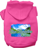 Pet Dog & Cat Screen Printed Hoodie for Small to Medium Pets (Sizes XS-XL), "New Hampshire Summer"