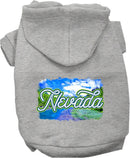 Pet Dog & Cat Screen Printed Hoodie for Medium to Large Pets (Sizes 2XL-6XL), "Nevada Summer"