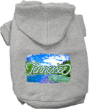 Pet Dog & Cat Screen Printed Hoodie for Medium to Large Pets (Sizes 2XL-6XL), "Tennessee Summer"