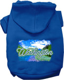 Pet Dog & Cat Screen Printed Hoodie for Small to Medium Pets (Sizes XS-XL), "Washington Summer"