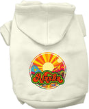 Pet Dog & Cat Screen Printed Hoodie for Medium to Large Pets (Sizes 2XL-6XL), "Alaska Mellow Mountain"