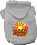 Pet Dog & Cat Screen Printed Hoodie for Small to Medium Pets (Sizes XS-XL), "Maine Mellow Mountain"
