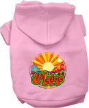 Pet Dog & Cat Screen Printed Hoodie for Medium to Large Pets (Sizes 2XL-6XL), "Maine Mellow Mountain"