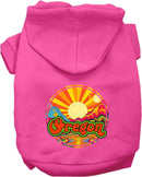 Pet Dog & Cat Screen Printed Hoodie for Medium to Large Pets (Sizes 2XL-6XL), "Oregon Mellow Mountain"