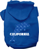 Pet Dog & Cat Screen Printed Hoodie for Small to Medium Pets (Sizes XS-XL), "California Blue Dolphins"