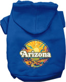 Pet Dog & Cat Screen Printed Hoodie for Small to Medium Pets (Sizes XS-XL), "Arizona Trippy Peaks"