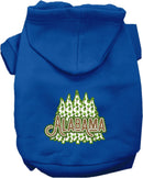 Pet Dog & Cat Screen Printed Hoodie for Medium to Large Pets (Sizes 2XL-6XL), "Alabama Woodland Trees"