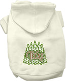 Pet Dog & Cat Screen Printed Hoodie for Small to Medium Pets (Sizes XS-XL), "Texas Woodland Trees"